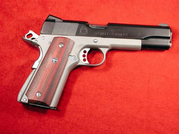Description: Here's a two-tone springfield 1911. I sent this one off to SM&A 