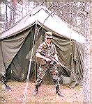 Jerry Webb as a US Army MOS-19D, Forward Observer/Scout in 1983. Here we see Sgt. Webb behind enemy lines in Canada! 