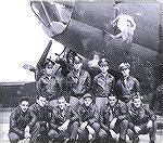 This is the crew of the B-17F "Shangri-La Lil" in 1943. That's my cousin Ray in the top row, second from the right. The plane was shot down by flak over France in August, 1943.