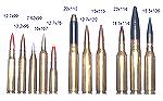 Various military ammunition.