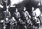 Old Black Magic and the Tarvid crew. Dad flew 37 missions with the 303rd Bomb Group, 8th Air Force, out of Molesworth, England. Pilot Jim Tarvid is on the far left in the second row.