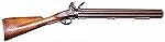 NOCK VOLLEY GUN: Designed by English inventor James Wilson and produced by Henry Nock, the multi-barreled, shoulder-stocked 52 caliber flintlock musket was created to circumvent the limitations of swi