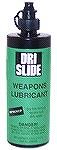"Dri-Slide&reg; Improved Weapons Lubricant is a versatile penetrating formula of Super Fine grade Moly (Molybdenum Disulfide) and Graphite with rust and corrosion inhibitors in a fast-evaporating carr