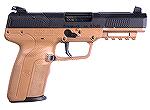 the FN Five-Seven has much going for it, but looks are not one of those things, especially in this diaper-inspired color.