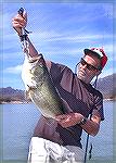 Tony Mandile with a 10.5-lb. Lake El Salto largemouth. 