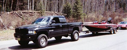 My truck and old Boat