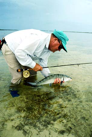 Lefty with Bonefish