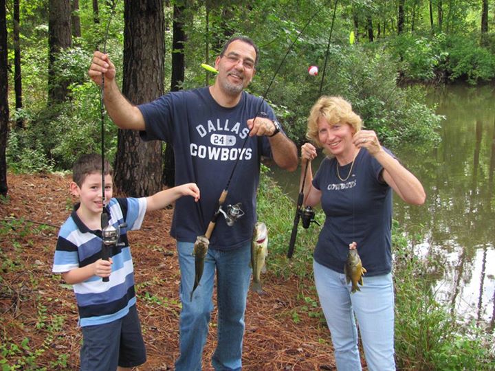 Family on a fishing trip