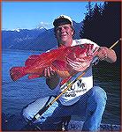 A nice red snapper caught at Buck''s Trophy Lodge in Rivers Inlet, B.C.