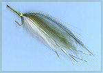 Needle fish fly used in saltwater flats a match the hatch fly common to florida flats typically Mosquito Lagoon on the Florida East Coast 