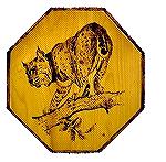 Bobcat woodburning artwork courtesy of http://outdoorguideline.com/