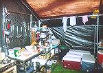 This is the kitchen tent used during Tony''s annual Steenkin'' Peeg Hunt. 