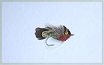 heres a fly my SON tied for his freshwater fishin,
GOOD LUCK GOOD TYIN