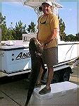 5/16/04  52lb Cobia caught off Nags Head by Capt. Raymond Pugh using an Abu Garcia baitcasting reel and a 7'2&quot; G Loomis rod.