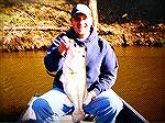 Caught at O'brien Lake in Jackson County, WV, on 4/27/04. I didn't have any scales with me (that sucks bad) but it was 22.5&quot; and had a 16.5&quot; girth. To recieve a state citation award, a large