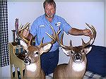 Roger Niswonger, Hazelwood, MO Rifle Kills. 2005 and 2006 ten pointers. Used a Marlin Guide gun in 45-70.