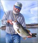 Bruce Fritz with a nice largemouth from Mexico's Lake El Salto. 