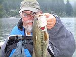 A nice 4 lb bass from Tenmile Lakes, OR.