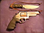 S&W Model 629 Mountain Gun and Knives of Alaska brand Bush Camp Knife