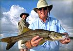 Capt. Pete greenan helped Harry Davis catch this backcountry snook.