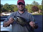 A real nice two punds 14 oz Black Crappie caught by Kevin Wingbermuehle.