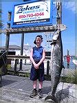 The 8 year-old, Andrew Quinn, caught the biggest king mackerel in Alabama state history on Wednesday. The record fish weighed 68 pounds, 3 ounces.