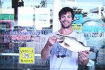 While out fishing using live minnows, Beau McLaughlin of Virginia Beach caught the record white perch on June 13. He was fishing in a private pond near his hometown.
3 pounds, 2 ounces white perch.