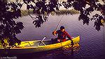 Smallmouth bass fishing on the Penobscot River in Maine.