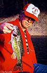 Bob Blatchley shows a nice smallmouth caught from Fontana Lake in North Carolina.