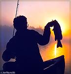 Smallmouthbass fishing on the Penobscot River in Maine.