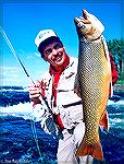 Here's what fly fishermen travel to the wilds of Manitoba to find -- trophy Brook Trout angling in God's River.
